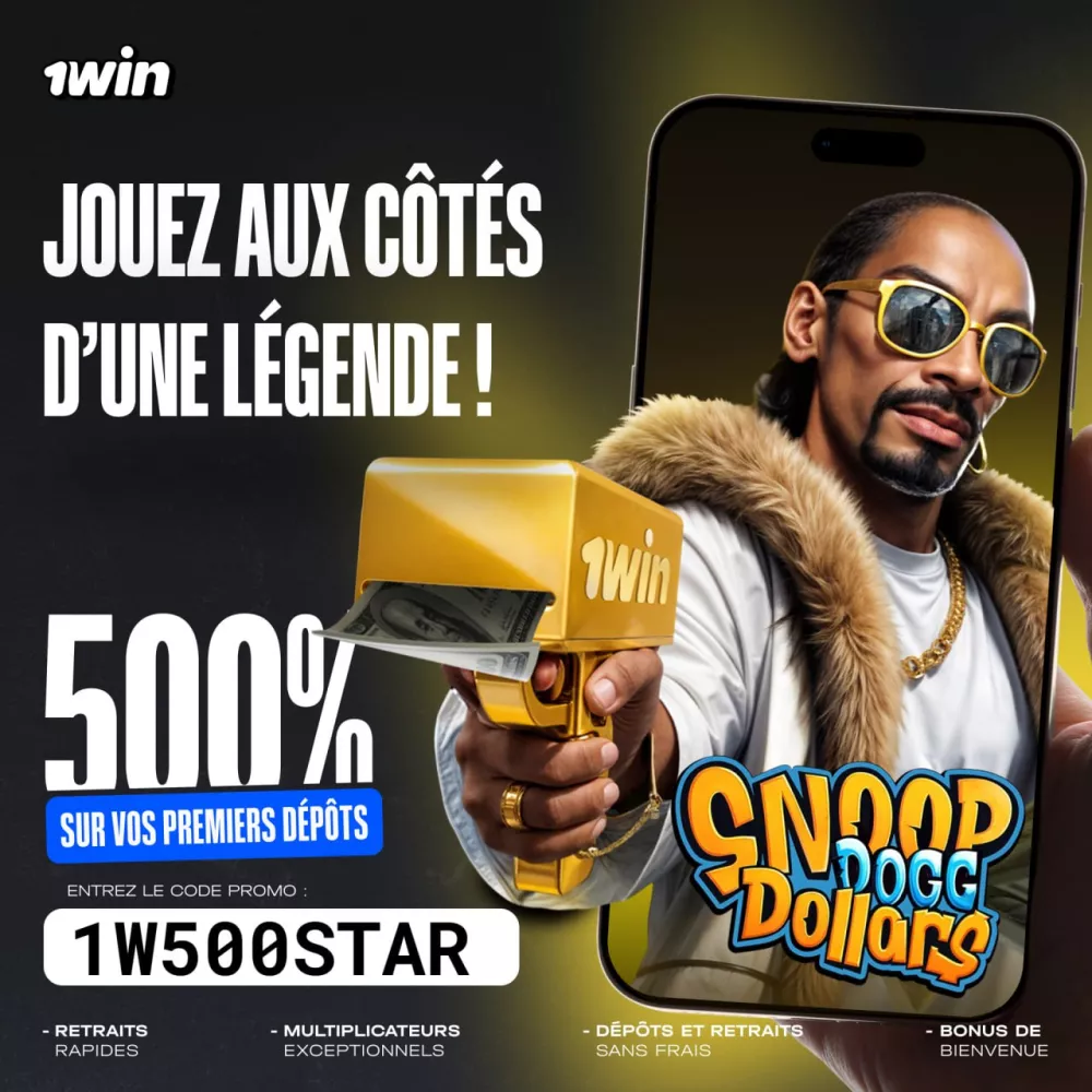 Code Promo Gratuit 1Win 2026 : 1W2026VIP – Offre