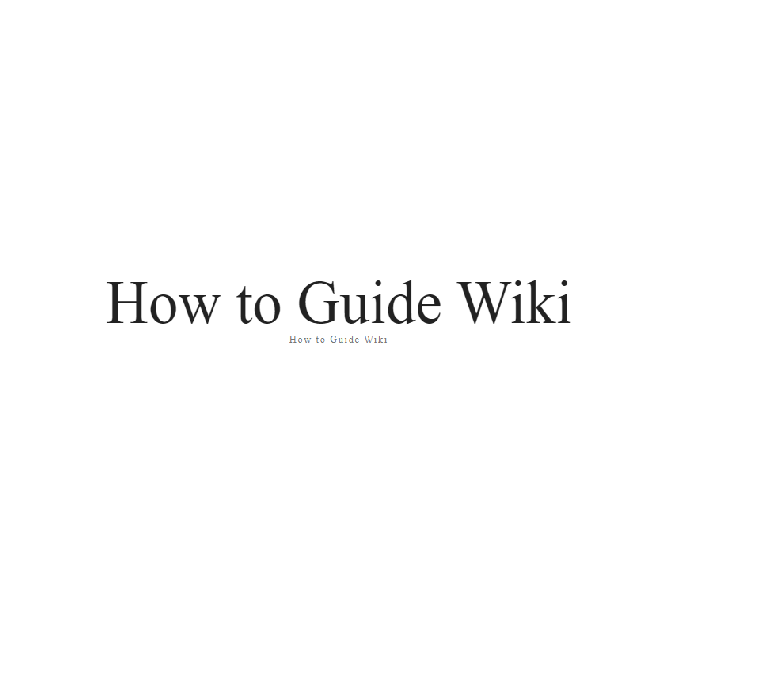 howto guidewiki