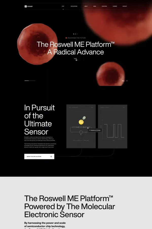 Tech - Landing design inspiration