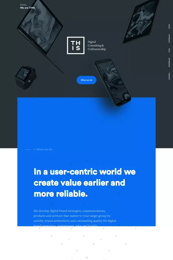 THIS - Digital Consulting & Craftsmanship - Portfolio design inspiration