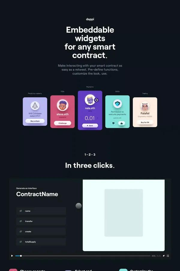 Dappi - Instant Dapp Creation - Other design inspiration