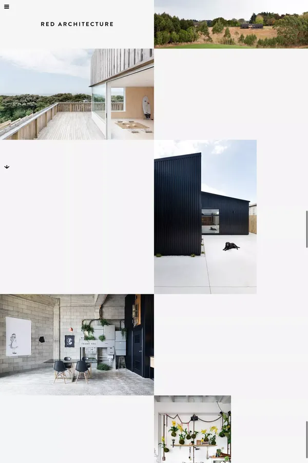 Red Architecture - Portfolio design inspiration