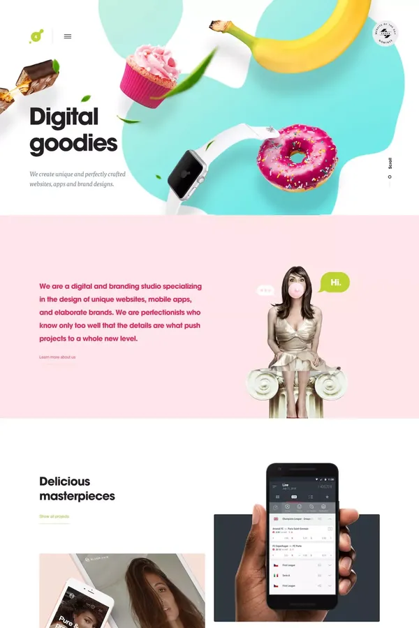 Websites with WOW effect, UX/UI Design, Branding | Art4web - Portfolio design inspiration
