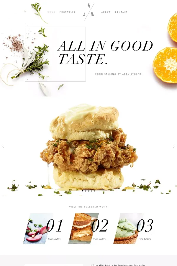 abby stolfo - Portfolio design inspiration