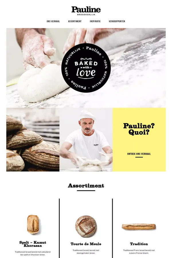 Broodeerlijk | Pauline brood & bakkerij uit Brugge - Other design inspiration