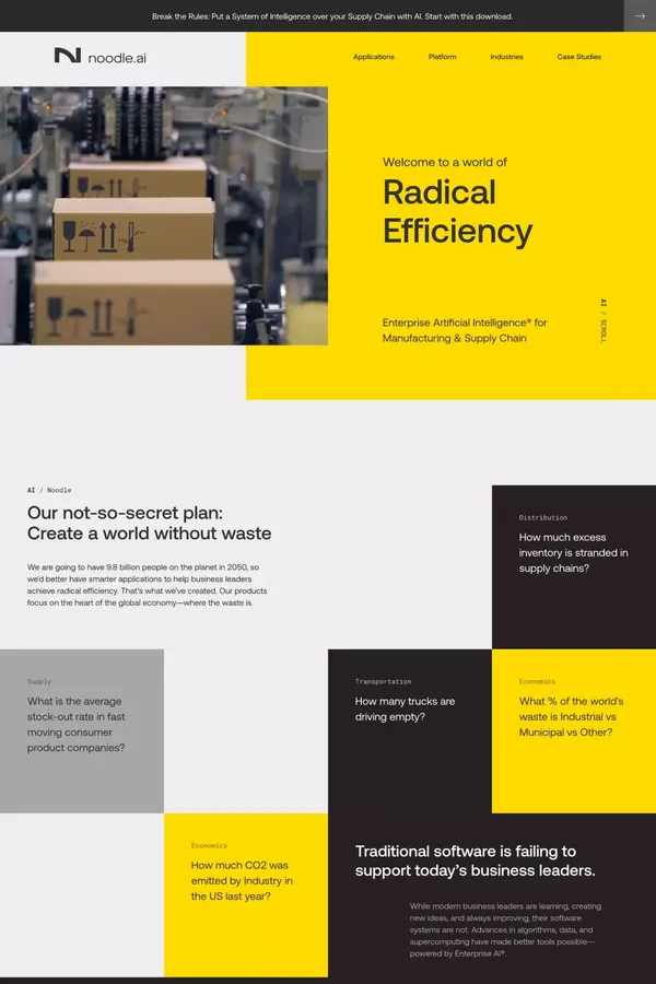Noodle.ai - Other design inspiration
