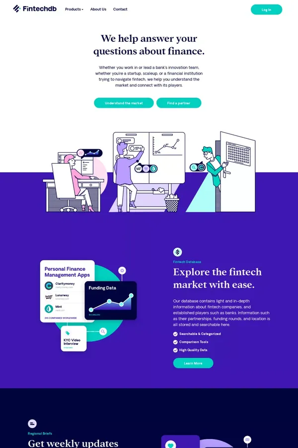 Home | Fintechdb - Landing design inspiration