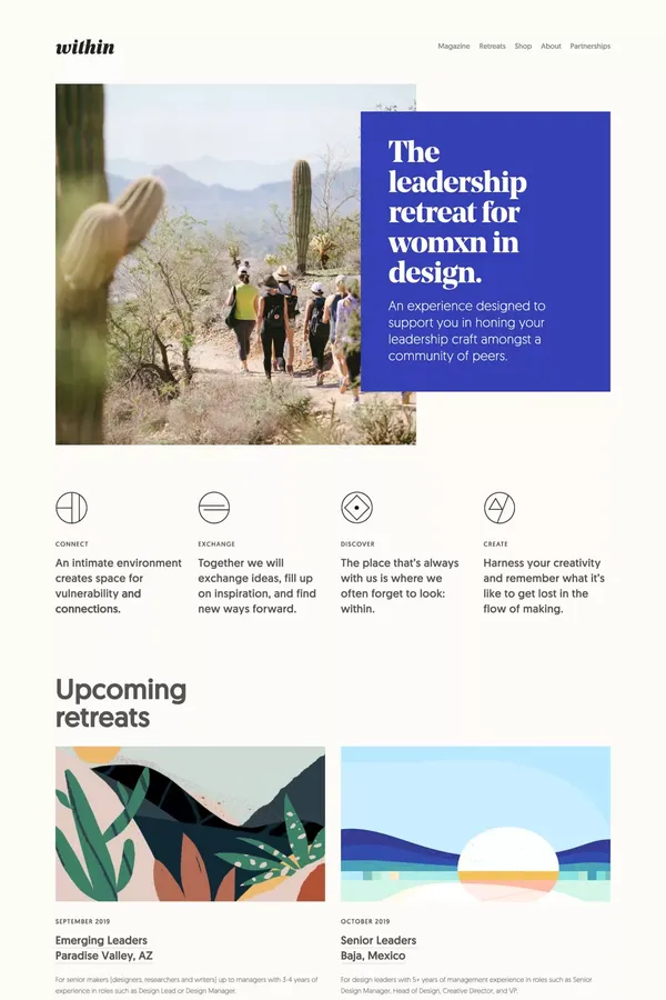 Within - Other design inspiration