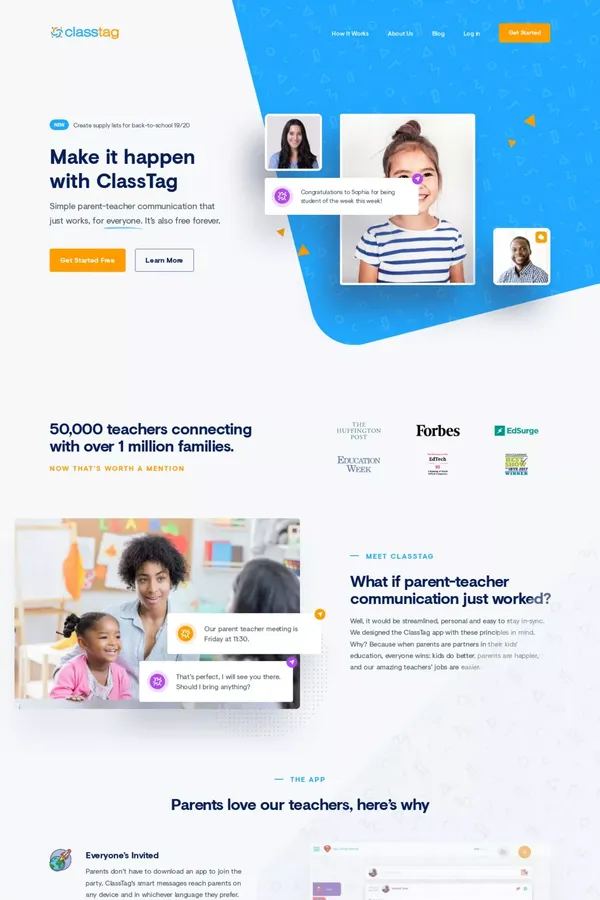 Complete Parent Teacher Communications Solution — ClassTag