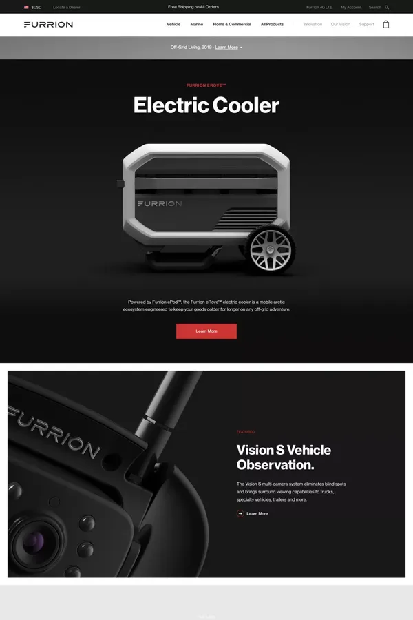 Furrion - Reinventing luxury living                      – furrion-global - website design inspiration