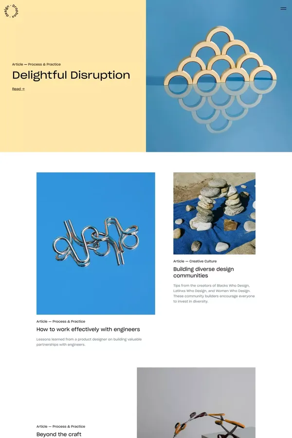 Dropbox Design - Blog design inspiration