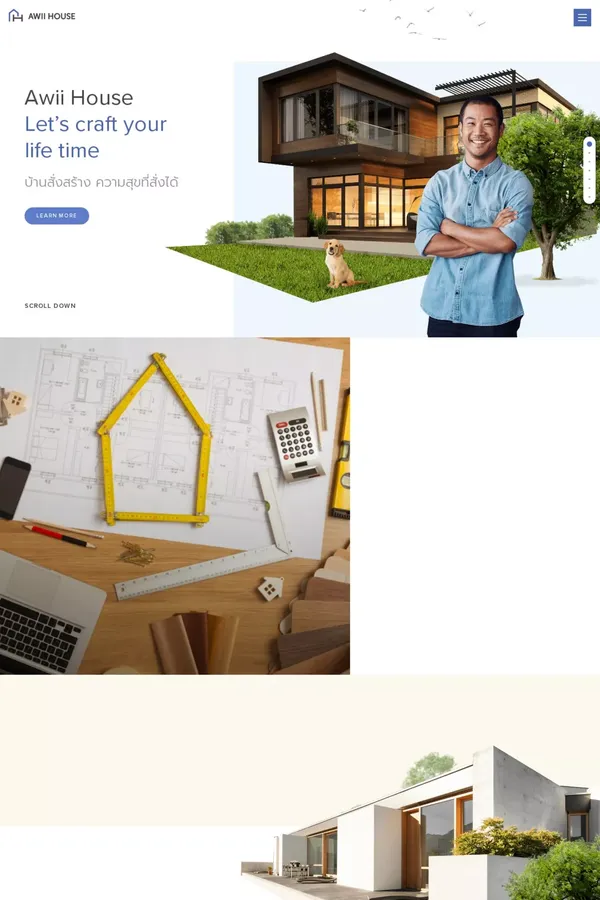 Awii House - website design inspiration