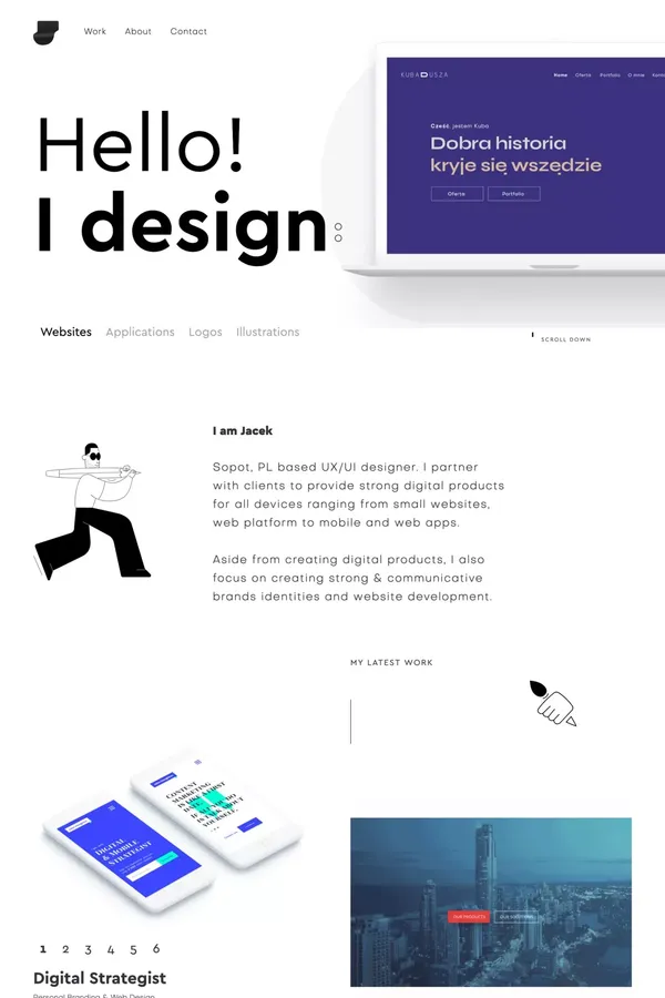 Krugly - Portfolio design inspiration