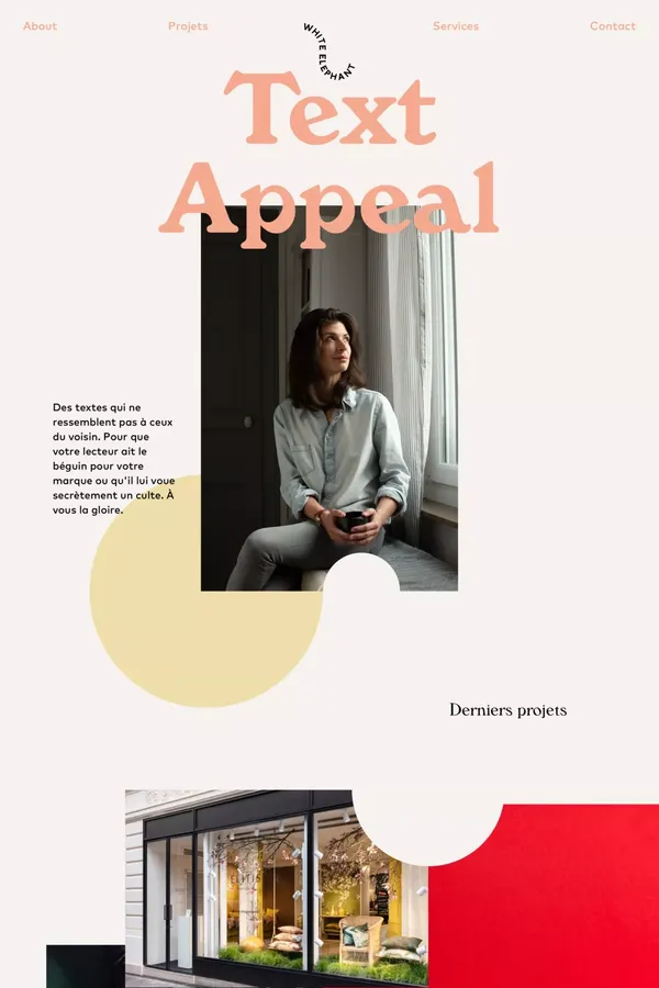 White Elephant | Conceptrice-rédactrice freelance  | Lille - Monde - Portfolio design inspiration