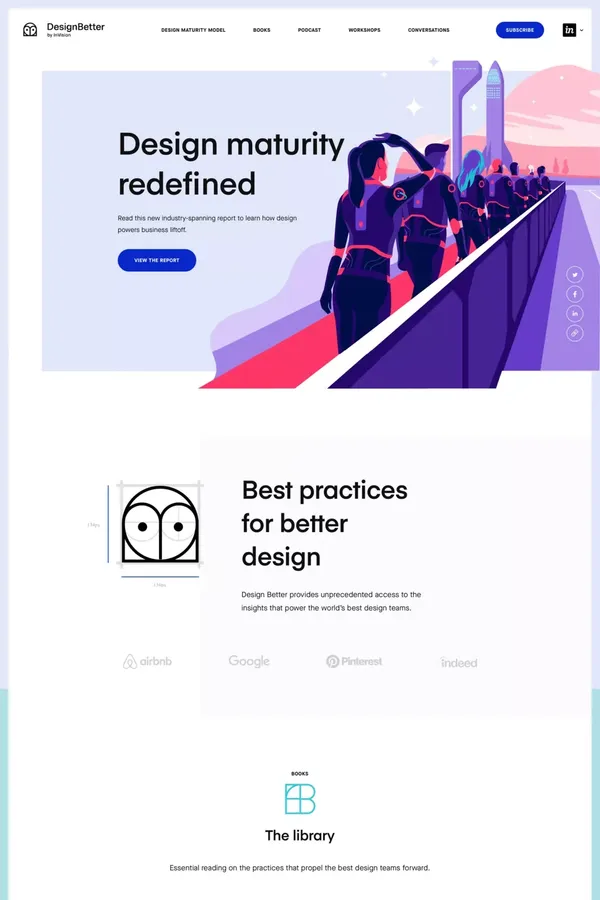 Discover the world's best design practices—DesignBetter.Co - Landing design inspiration