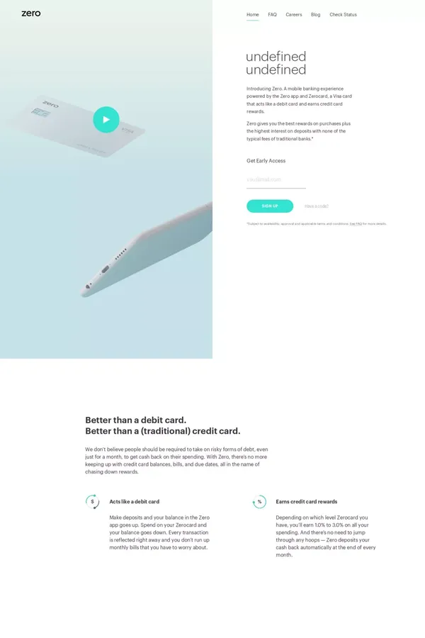 https://zerofinancial.com/ - Landing design inspiration