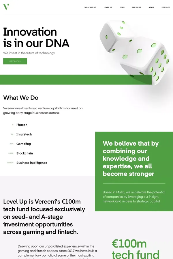 Vereeni - website design inspiration