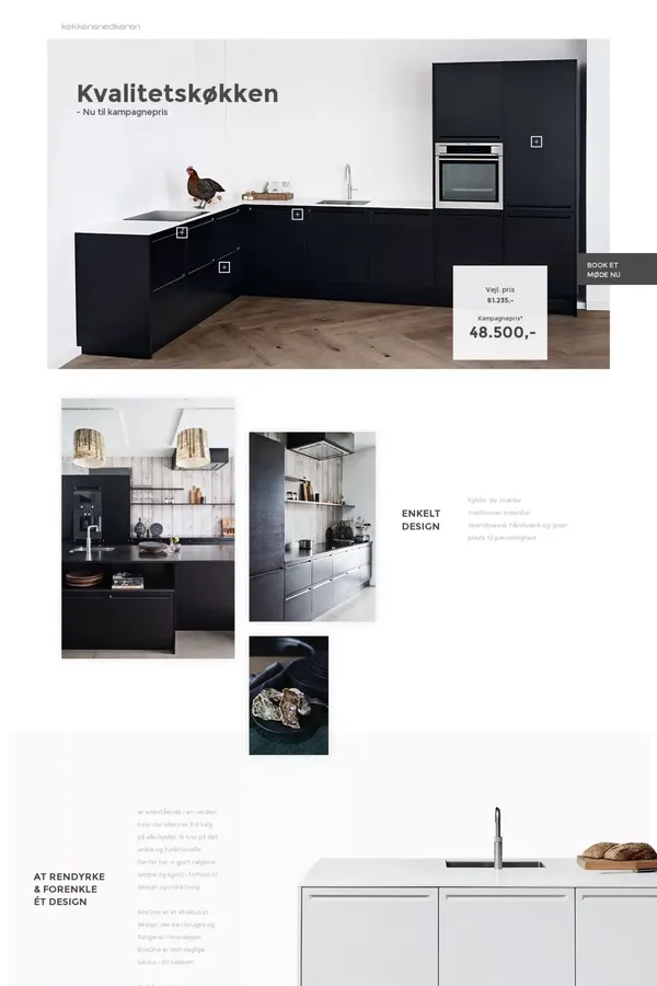 Køkkensnedkeren - Portfolio design inspiration