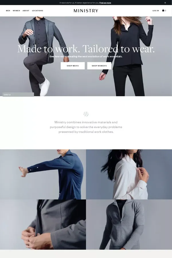 Creating the next generation of work essentials - Ecommerce design inspiration