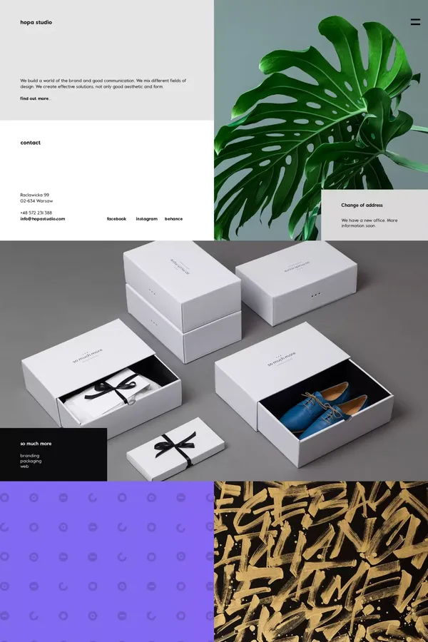 Hopa Studio - Portfolio design inspiration