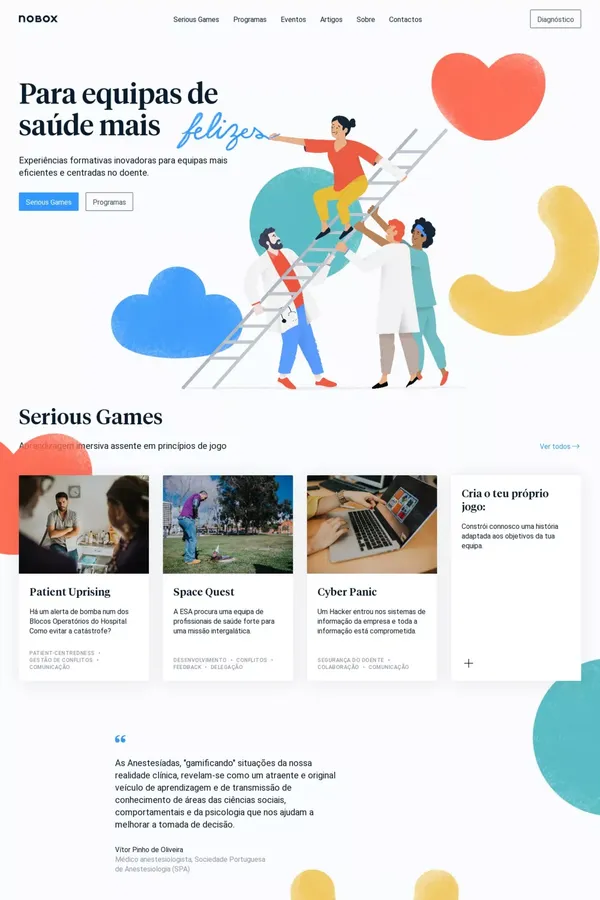 nobox - Landing design inspiration