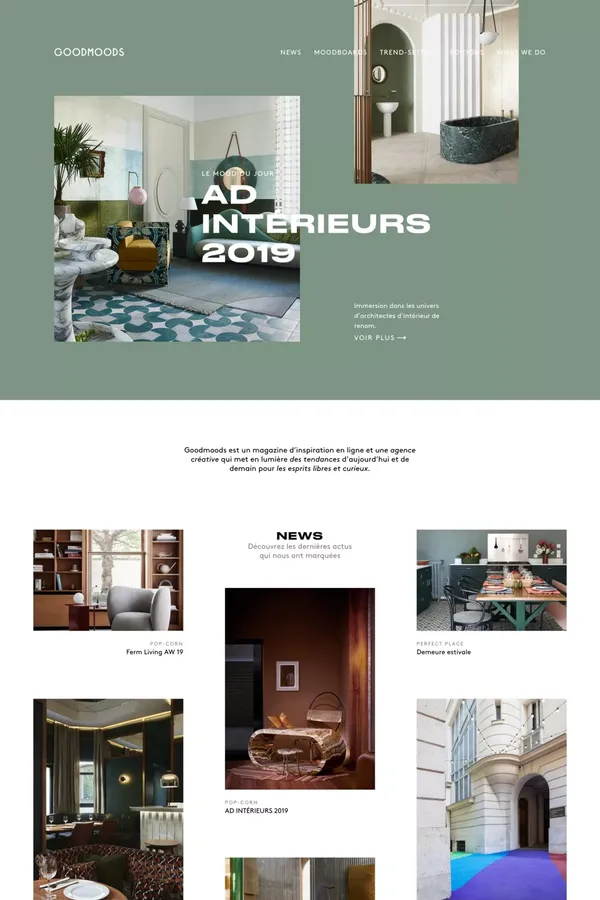 Goodmoods nourrit les humeurs créatives ! Le premier cahier de tendances et de styles deco et lifestyle ouvert à tous - Blog design inspiration