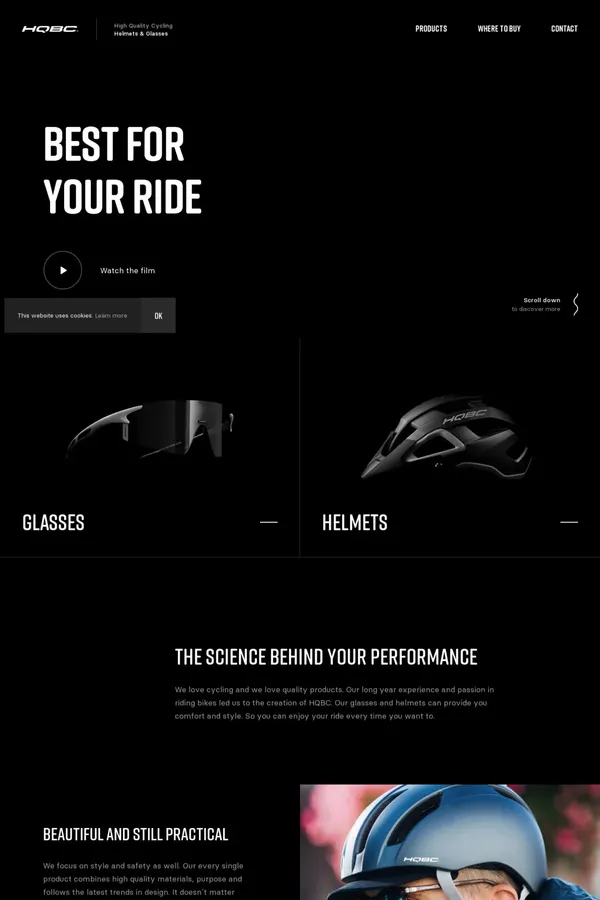HQBC - website design inspiration