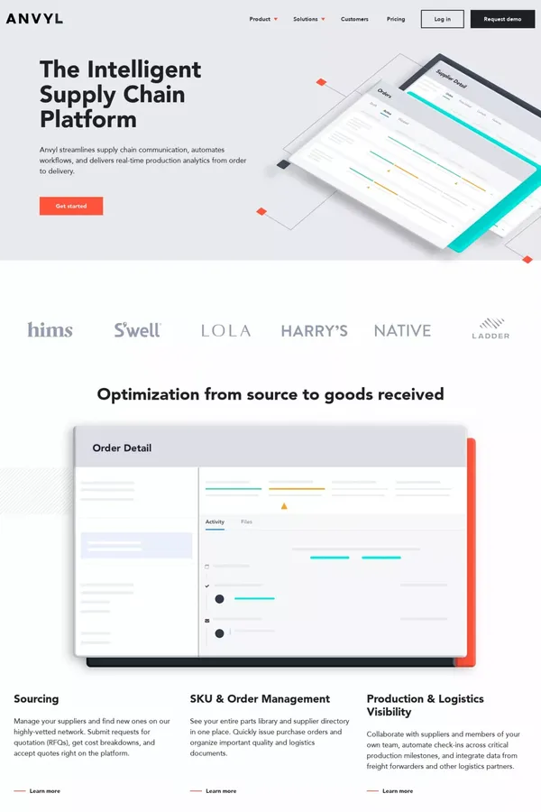 Homepage | Anvyl - website design inspiration