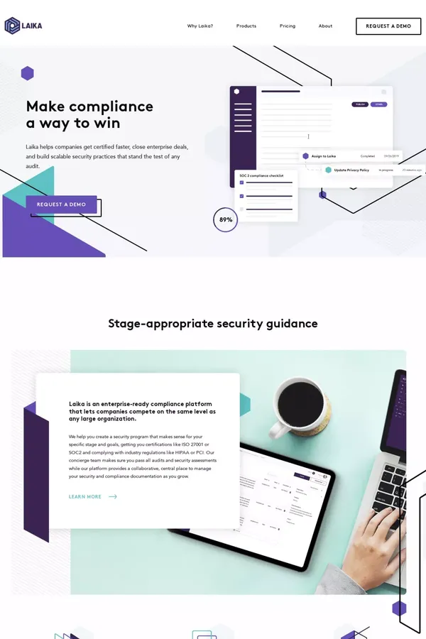 Homepage | Laika - website design inspiration