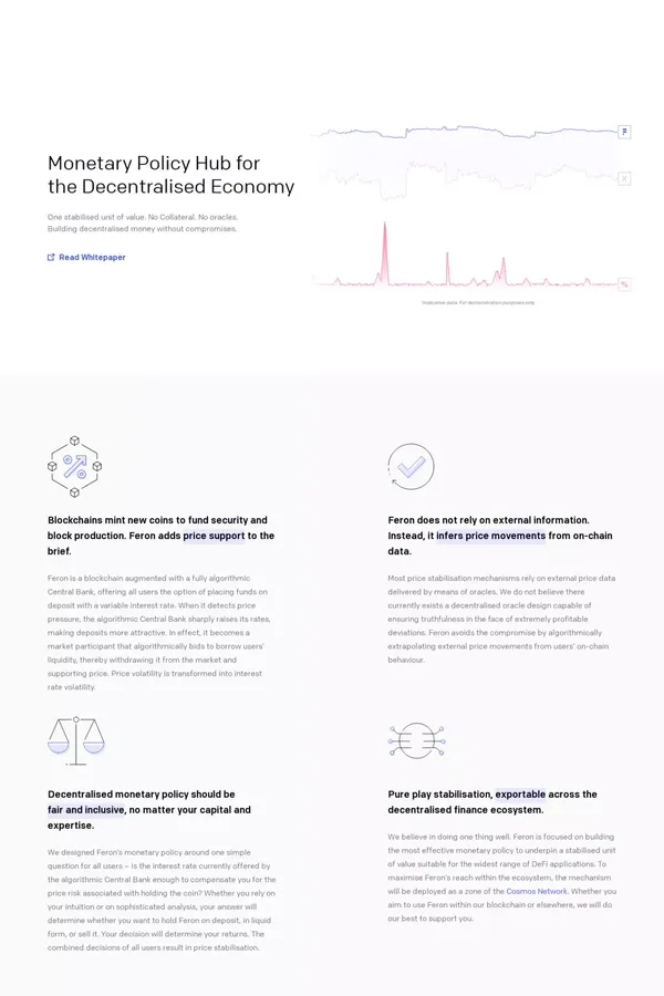 Feron - website design inspiration