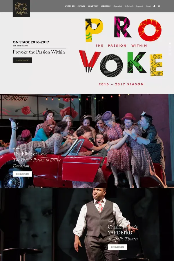 Opera Philadelphia - Other design inspiration