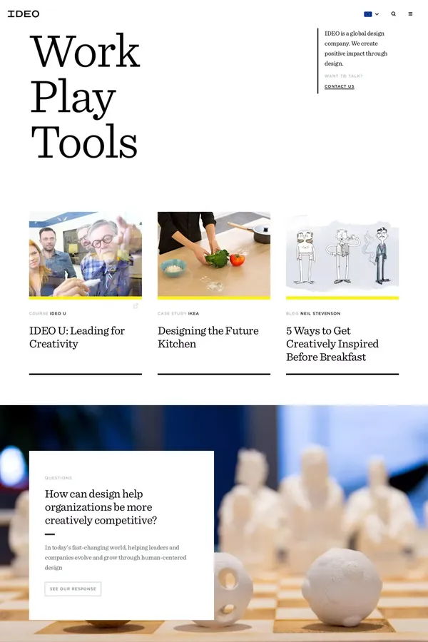 IDEO | ideo.com - Portfolio design inspiration