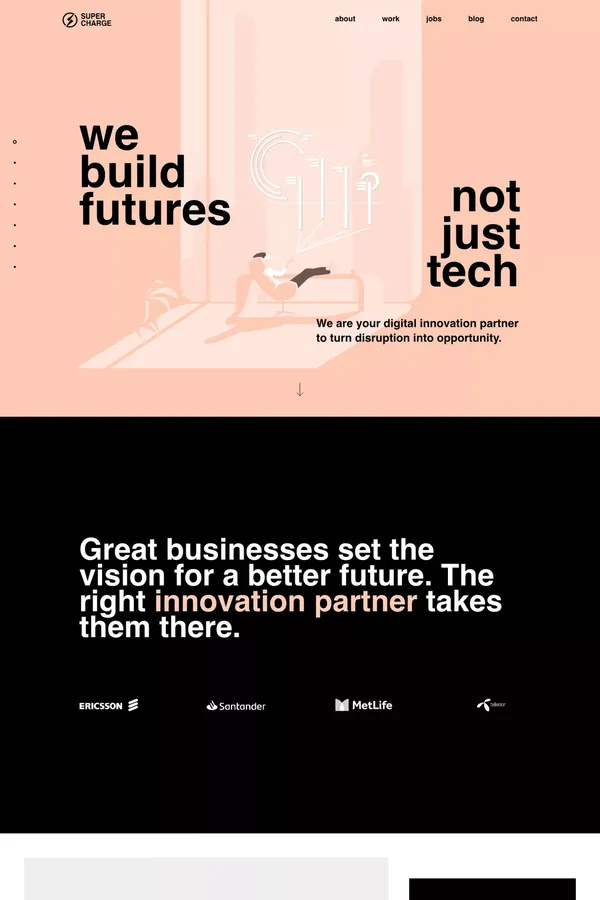 Supercharge - Portfolio design inspiration