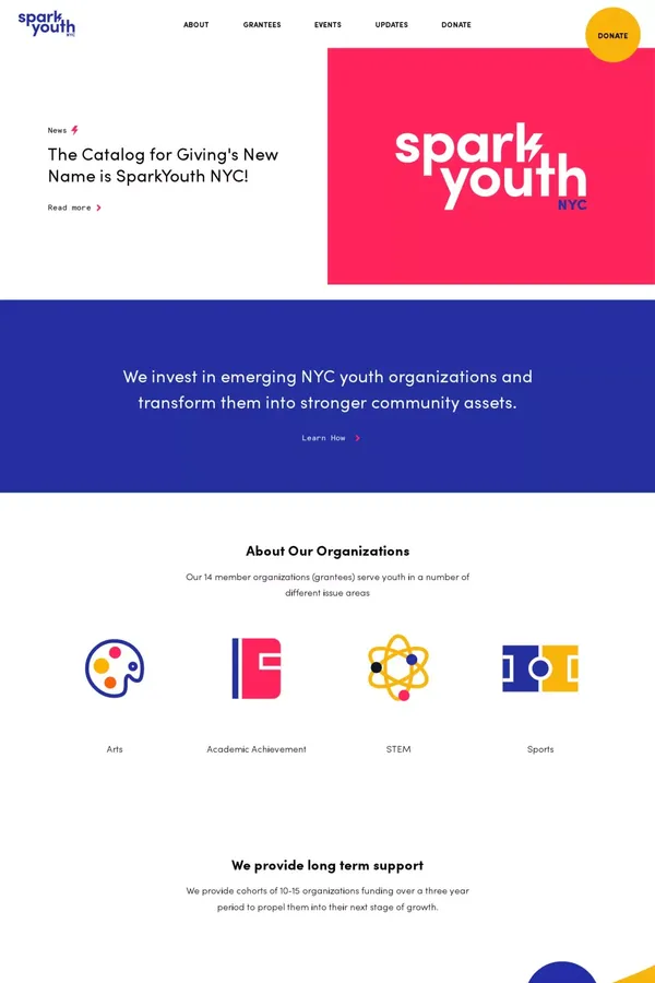 Spark Youth | Home - Other design inspiration