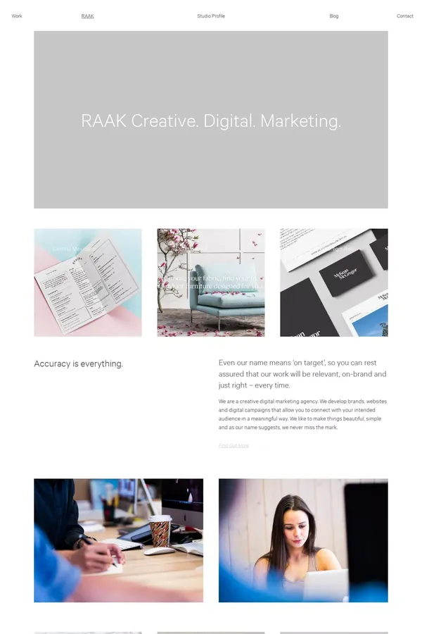RAAK | Web Design and Graphic Design Melbourne | Creative Agency - Portfolio design inspiration
