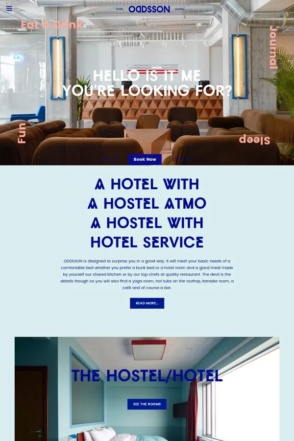 ODDSSON hostel Reykjavik, Iceland. An odd ho(s)tel indeed... - Other design inspiration