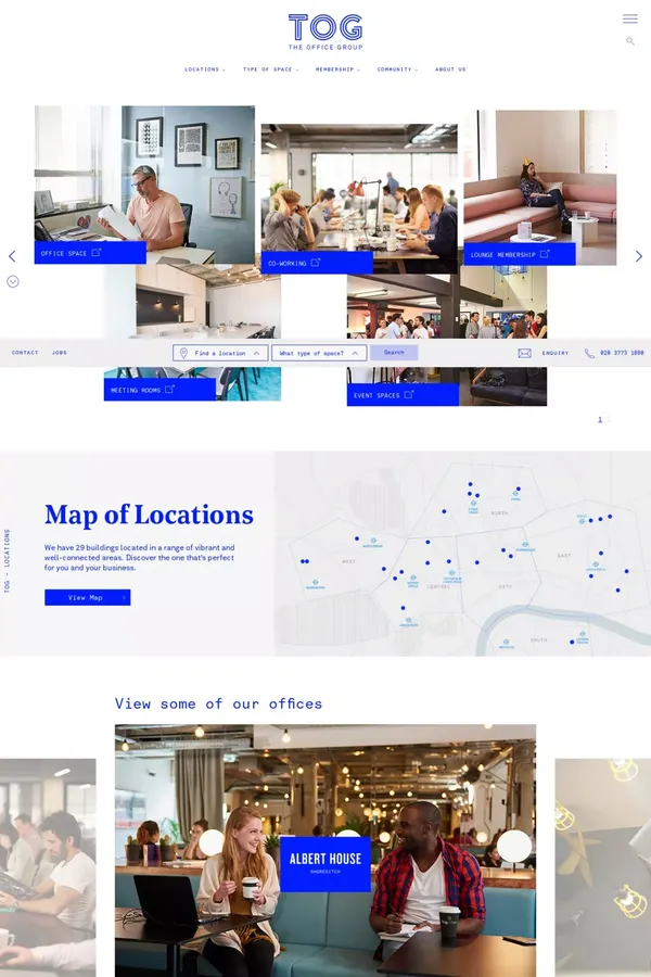 Office Spaces, Co-working, Lounges & Meeting Rooms | TOG - Other design inspiration