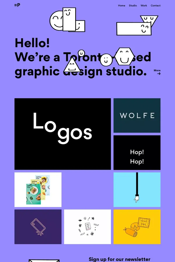 Equal Parts Studio | Toronto Branding and Graphic Design Studio - Portfolio design inspiration