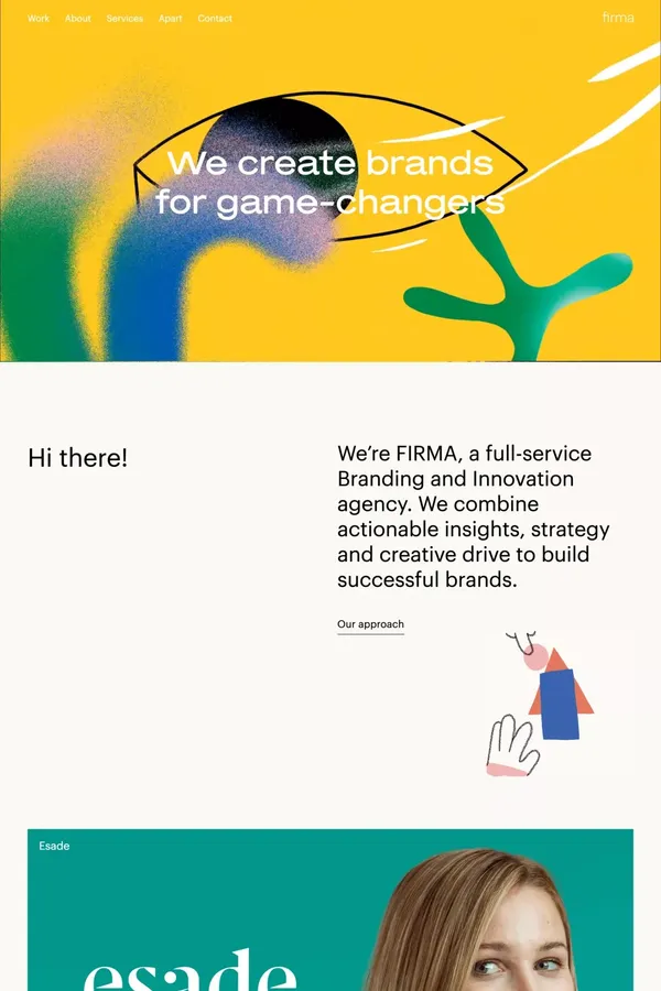 Branding & Innovation Agency | Firma - Portfolio design inspiration