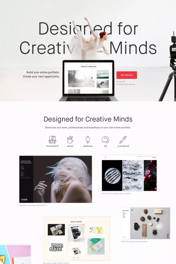 Format - Your online portfolio website - Landing design inspiration