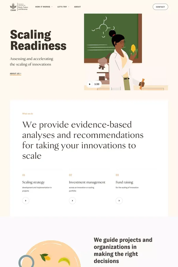 Homepage | Scaling Readiness - Landing design inspiration