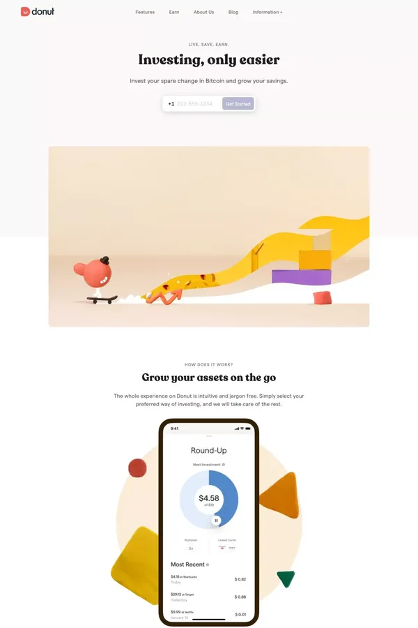 Donut: Investing, only easier