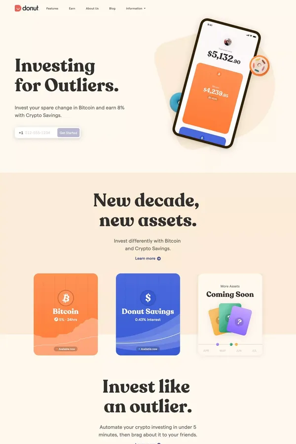 Donut: Investing for Outliers.