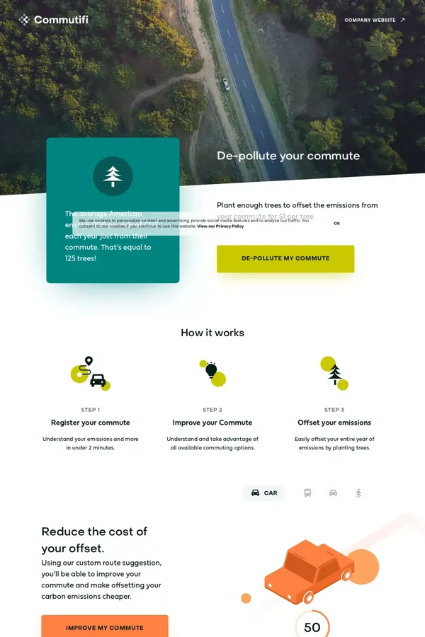 Offset your Commute - Commutifi