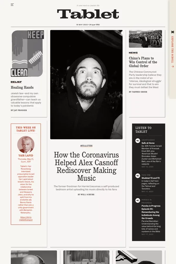 Tablet Magazine - Tablet Magazine - Blog design inspiration
