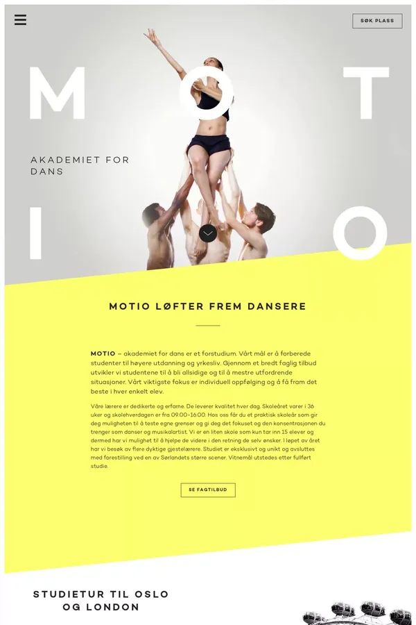 MOTIO - Akademiet for dans - Other design inspiration