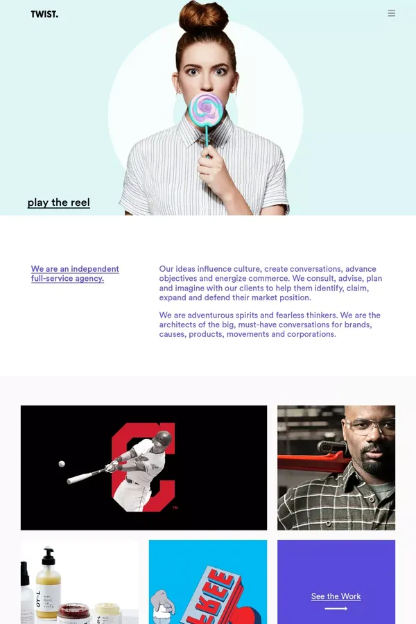 Meet the Fearless Thinkers - Portfolio design inspiration