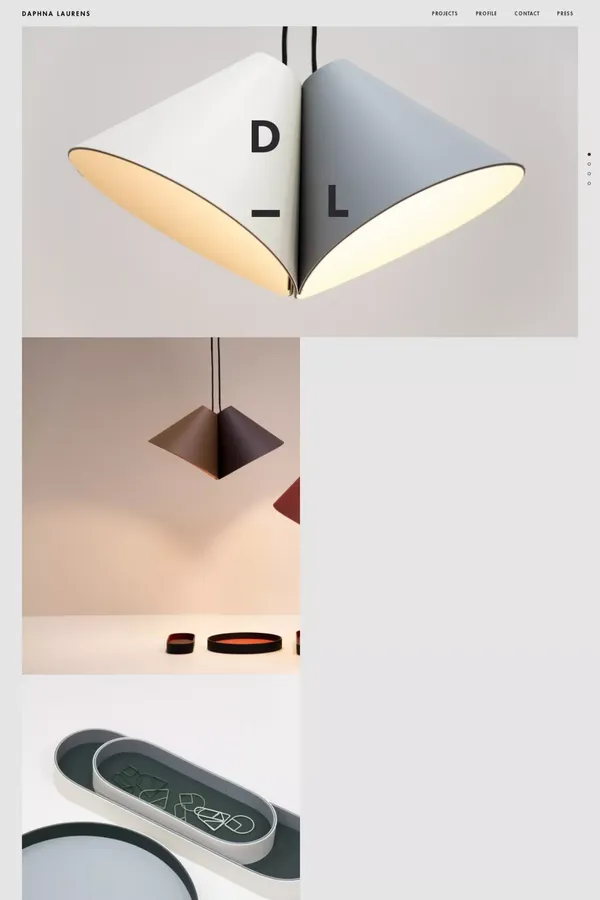 Design studio - Daphna Laurens - Portfolio design inspiration