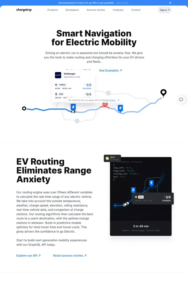 Chargetrip - Landing design inspiration