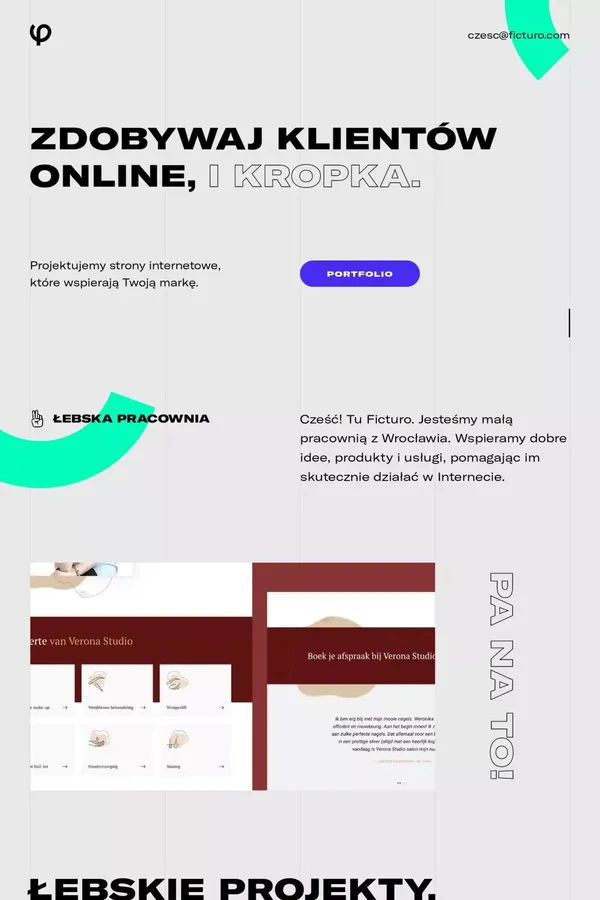 Ficturo · Digital Product Design Studio, Wrocław - Portfolio design inspiration